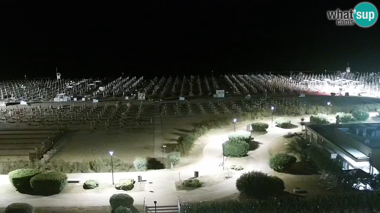 The beach of Bibione webcam – Italy