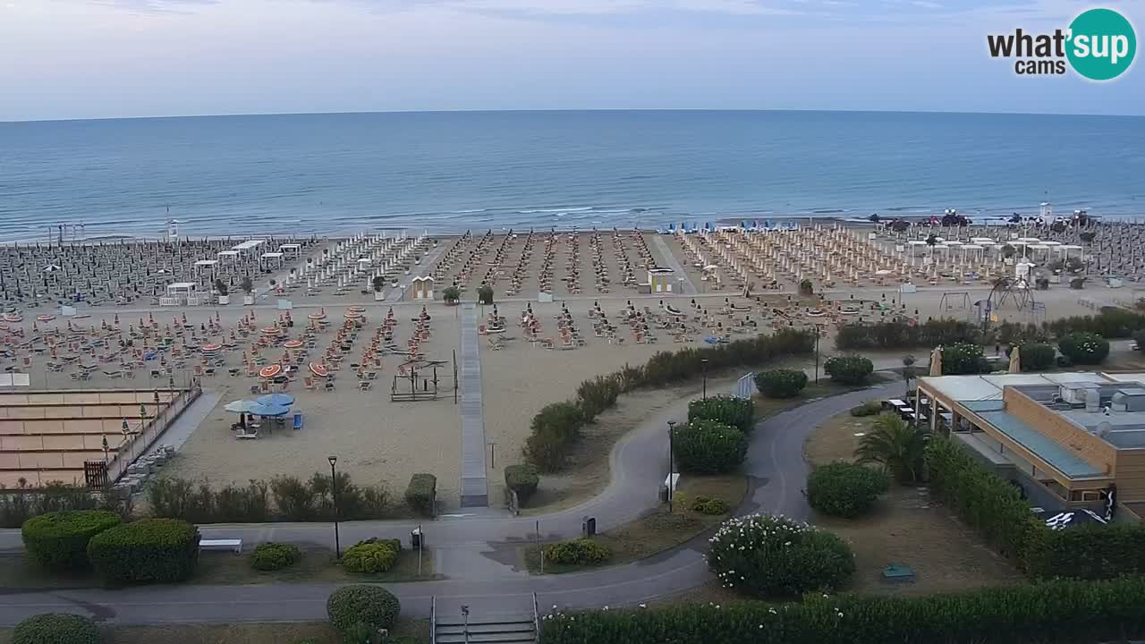 La camera en vivo de la playa de Bibione – Italia
