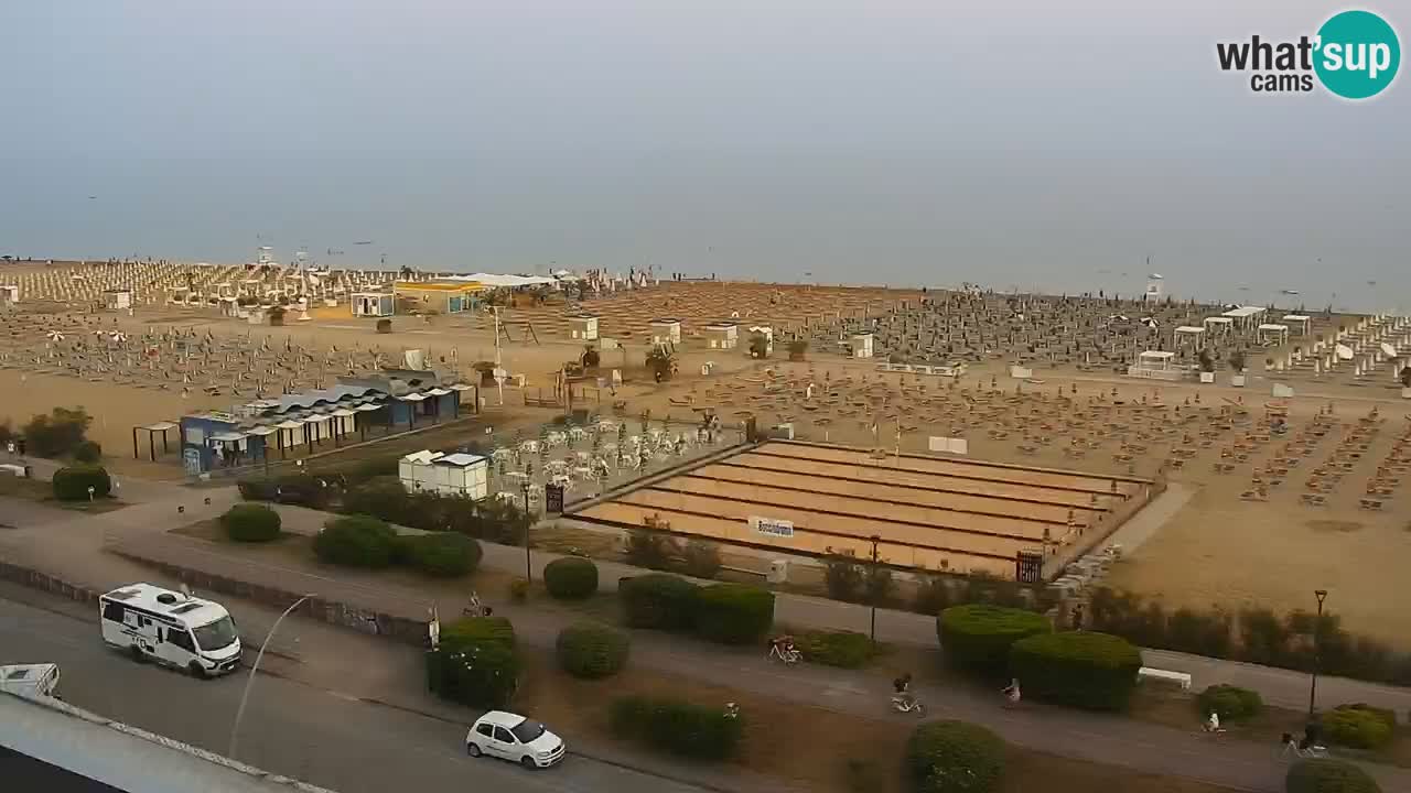La camera en vivo de la playa de Bibione – Italia