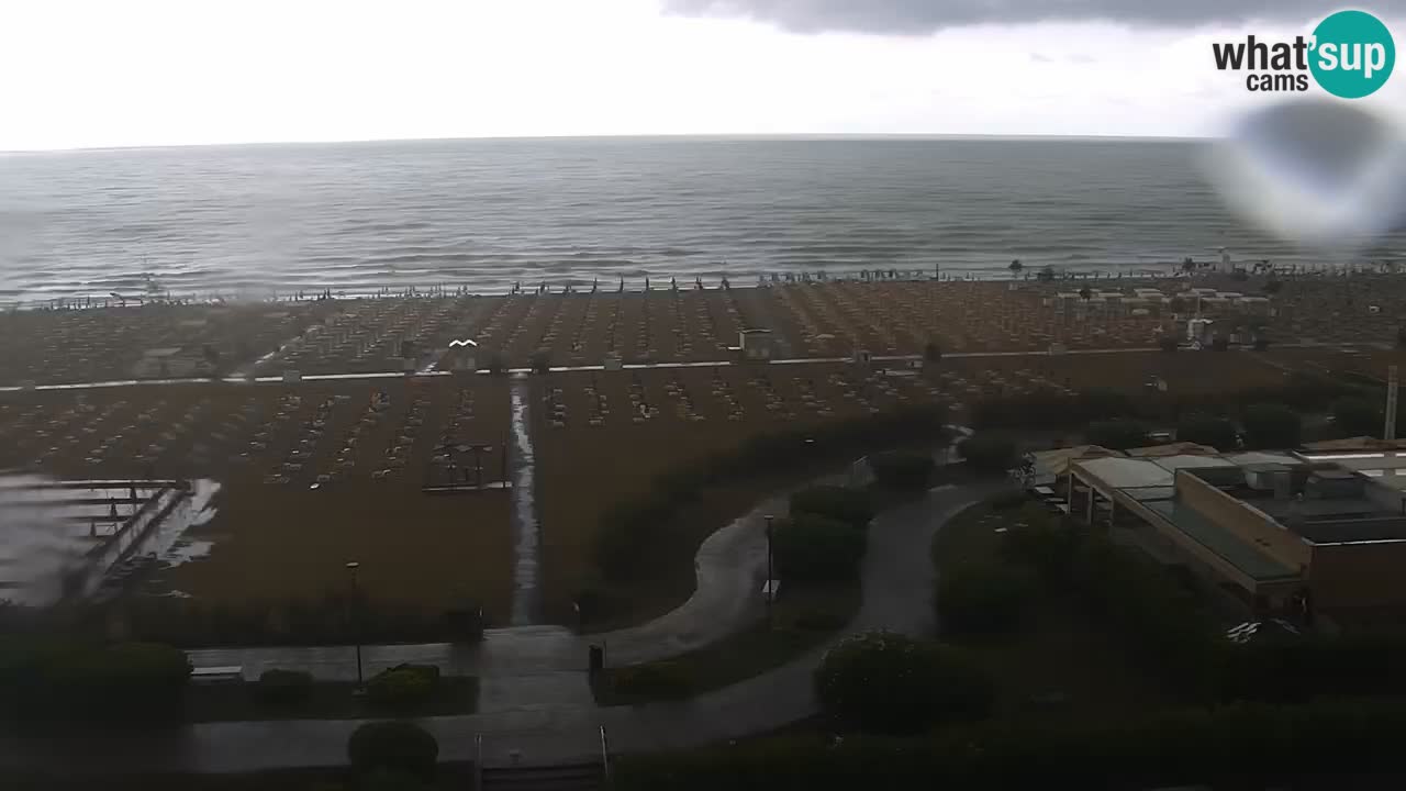 La spiaggia di Bibione webcam live e piazzale Zenit