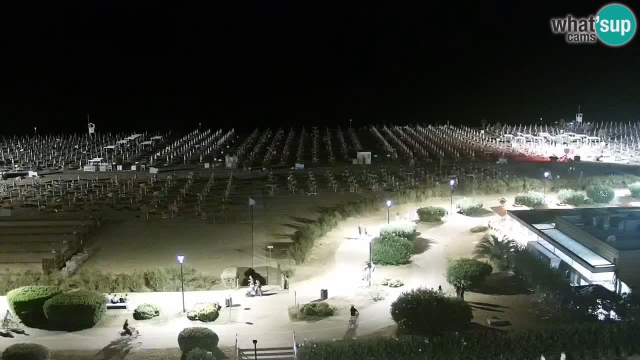La camera en vivo de la playa de Bibione – Italia