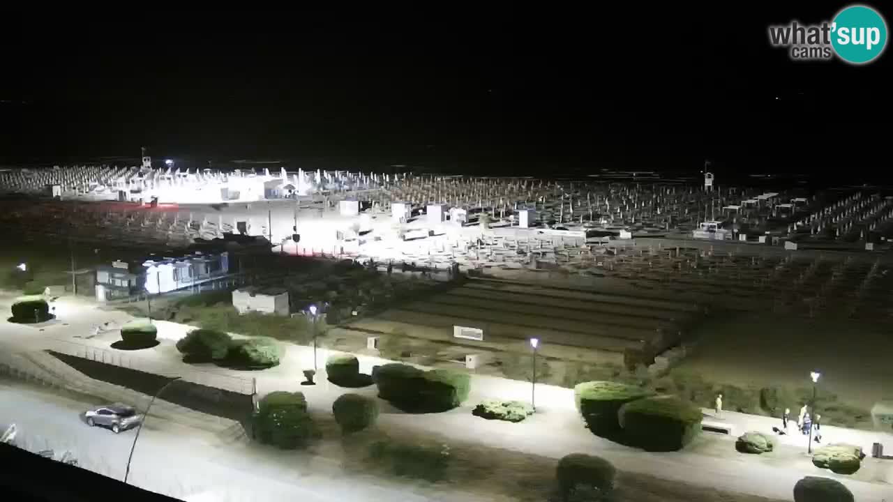 The beach of Bibione webcam – Italy