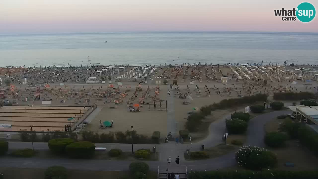 La camera en vivo de la playa de Bibione – Italia