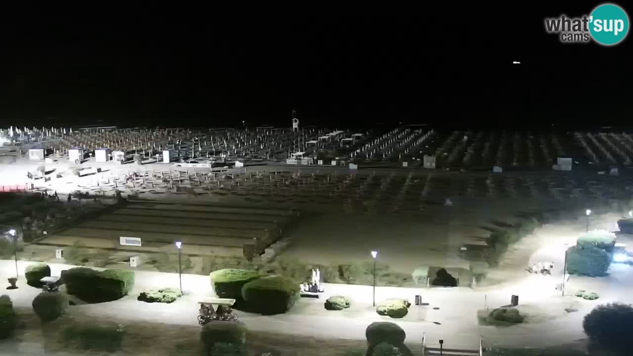 The beach of Bibione webcam – Italy