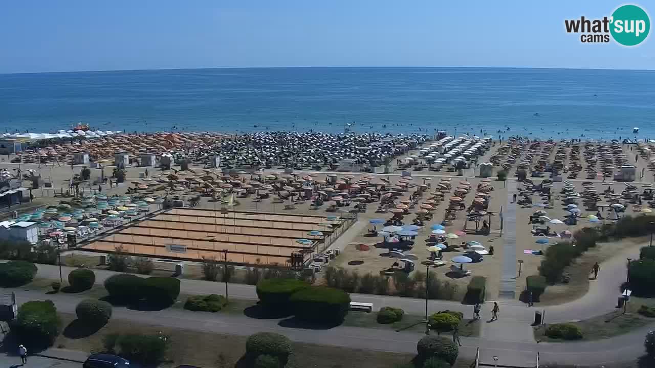 Plaža Bibione Spletna kamera – Italija