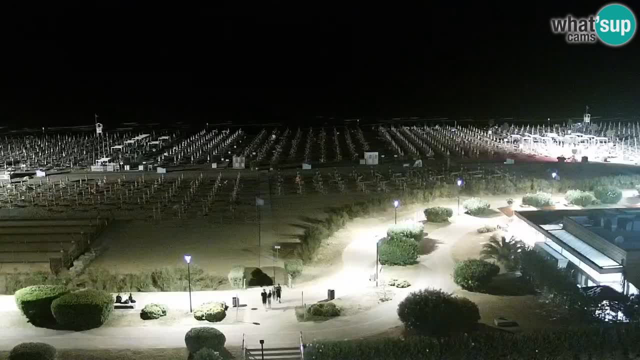 The beach of Bibione webcam – Italy