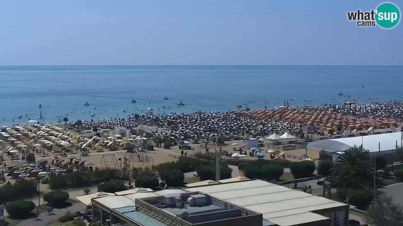 La camera en vivo de la playa de Bibione – Italia