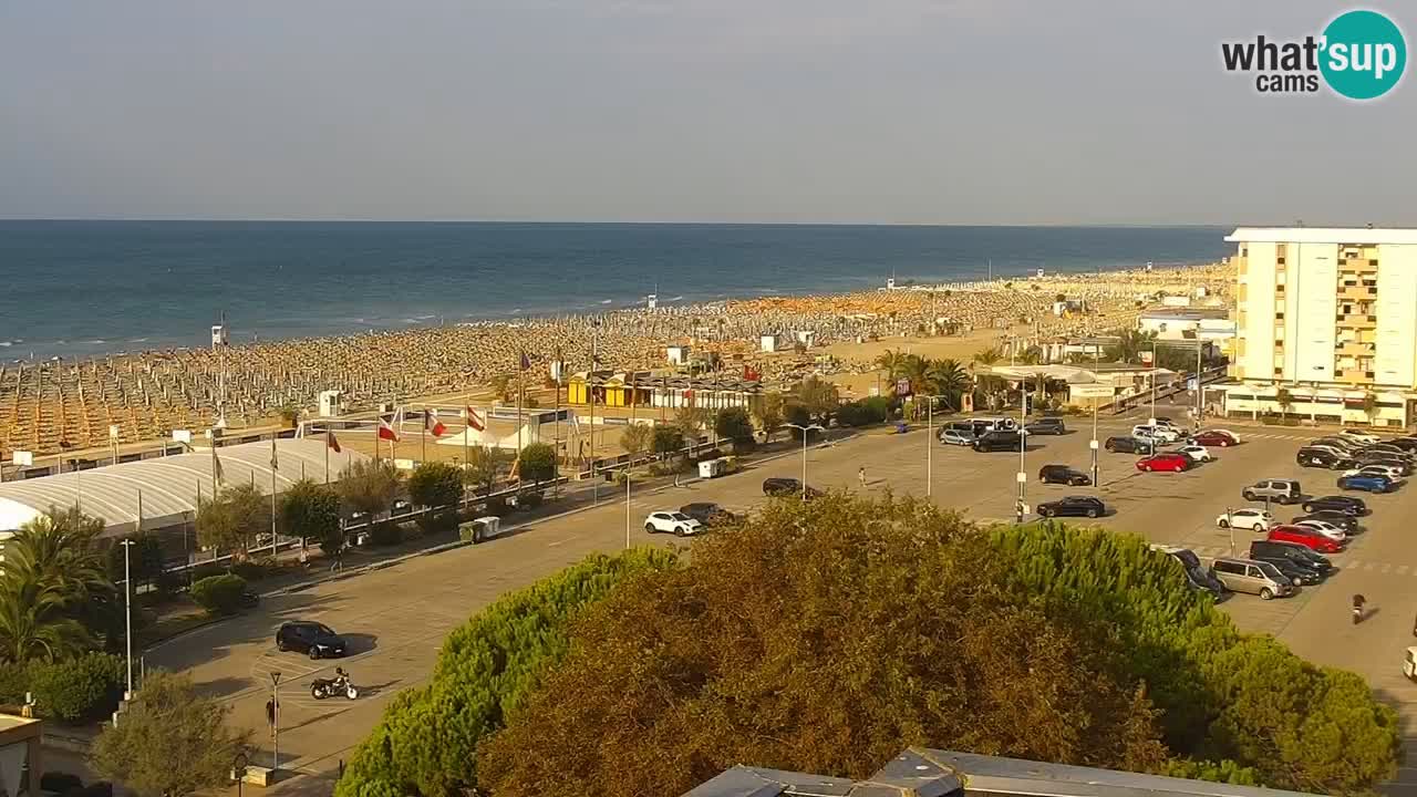 La camera en vivo de la playa de Bibione – Italia