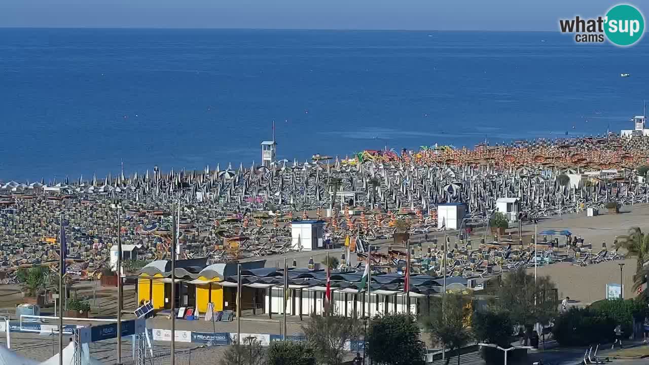 The beach of Bibione webcam – Italy