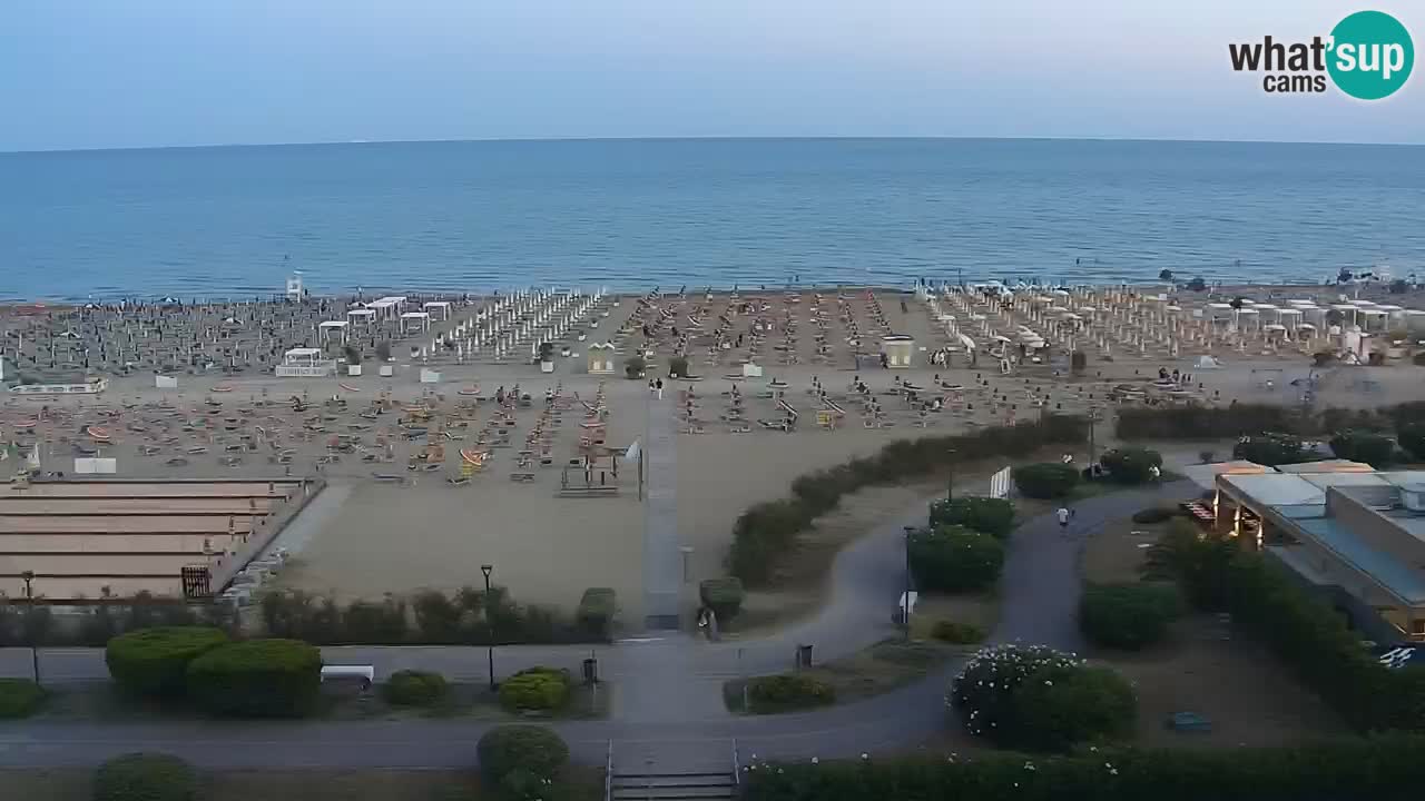 The beach of Bibione webcam – Italy