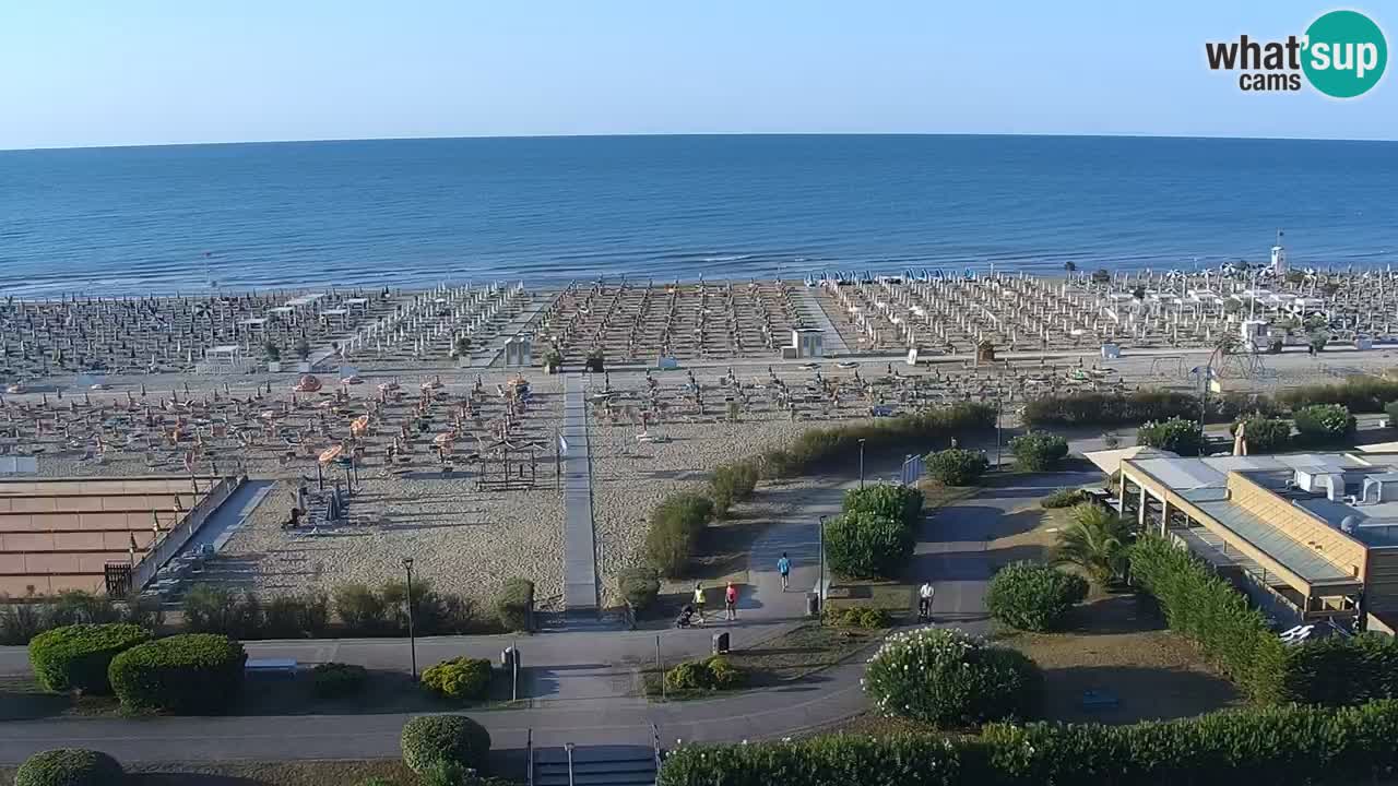 The beach of Bibione webcam – Italy
