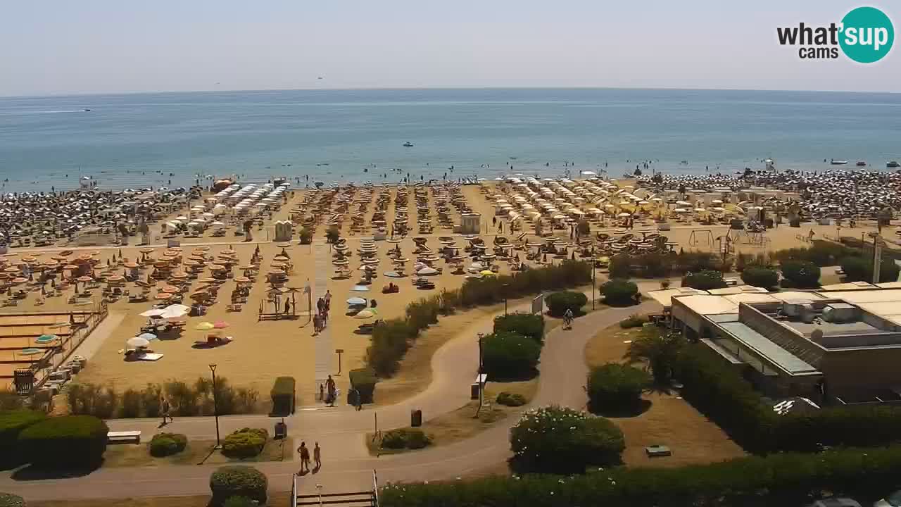 The beach of Bibione webcam – Italy