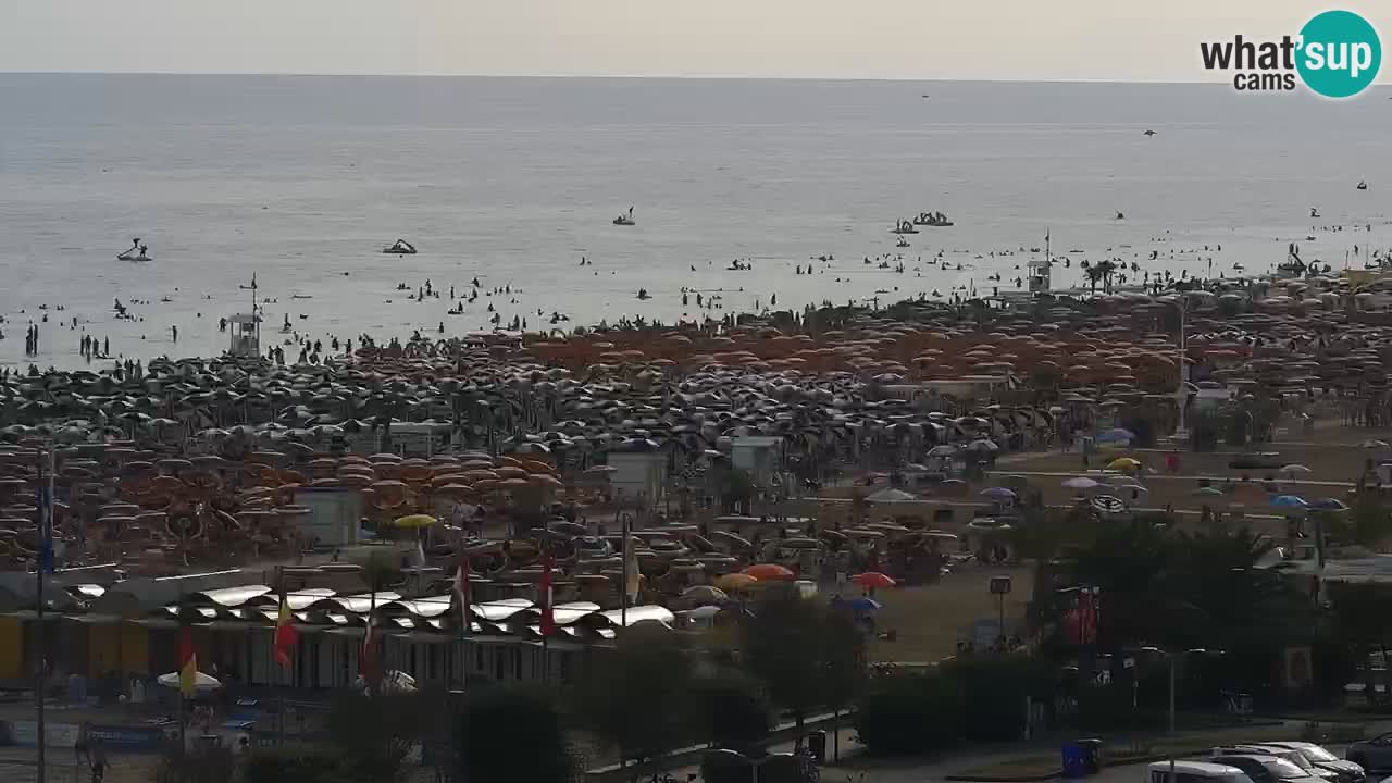 The beach of Bibione webcam – Italy