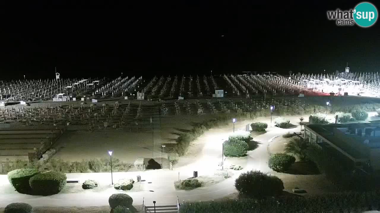 The beach of Bibione webcam – Italy
