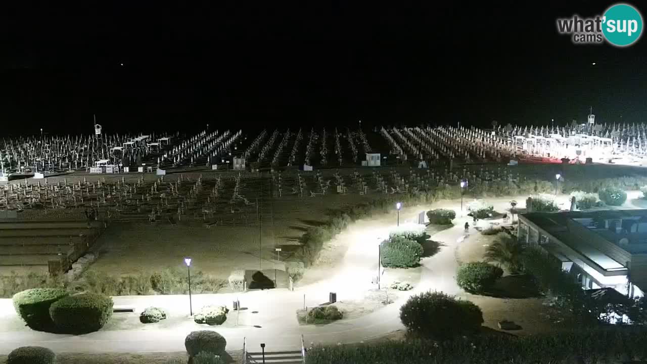 The beach of Bibione webcam – Italy