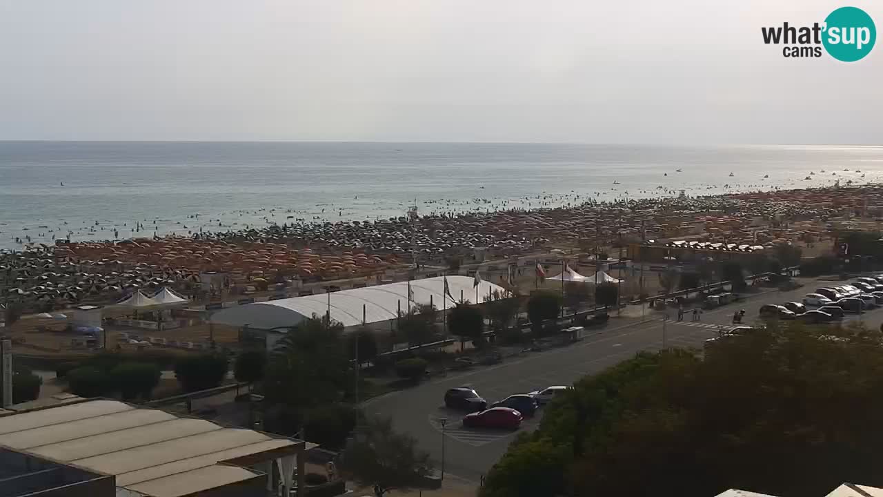 The beach of Bibione webcam – Italy