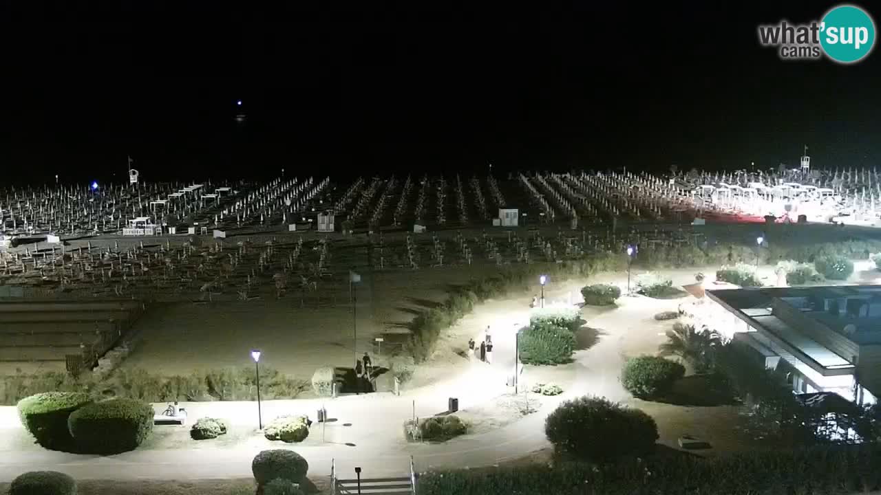 The beach of Bibione webcam – Italy