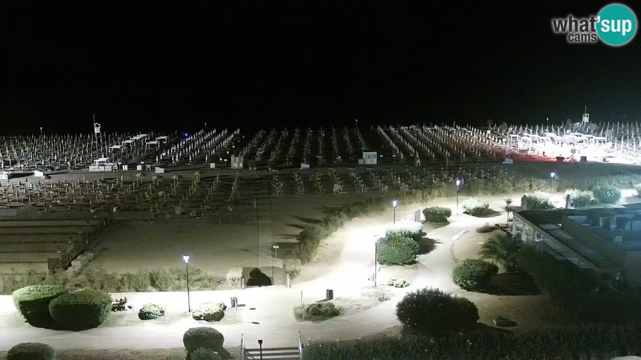 The beach of Bibione webcam – Italy
