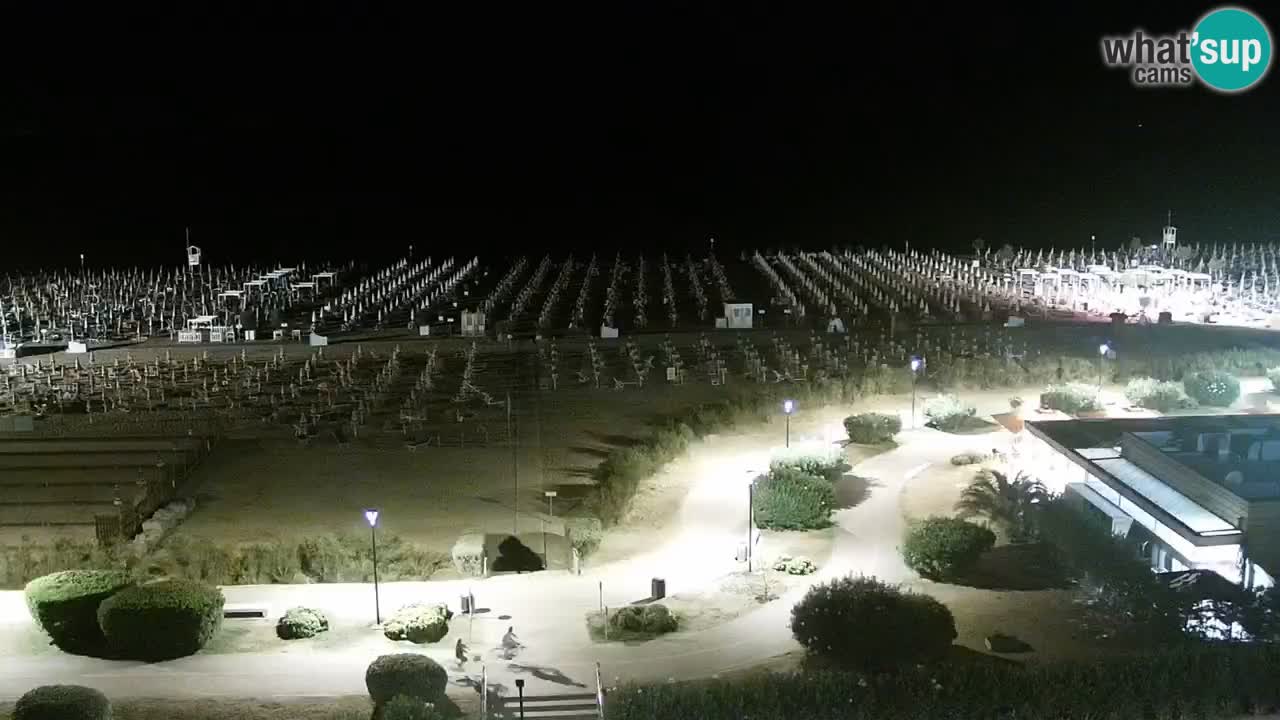 The beach of Bibione webcam – Italy