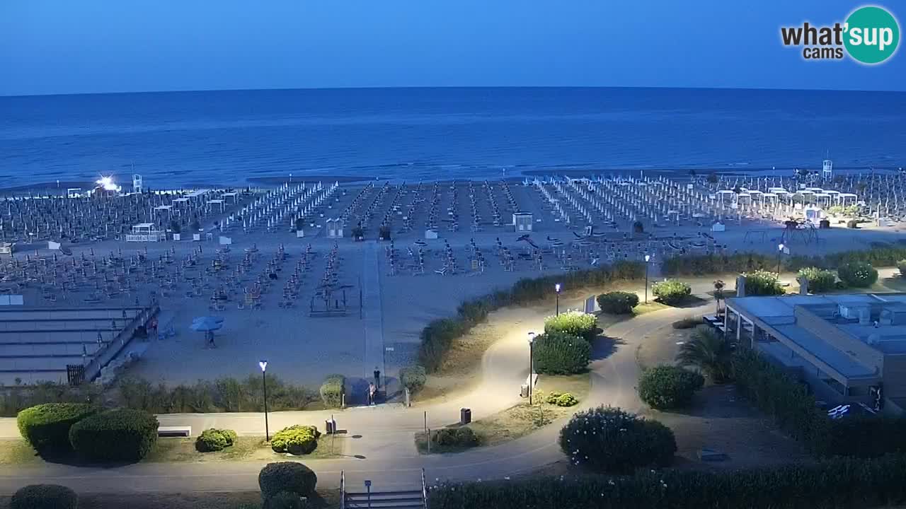 La camera en vivo de la playa de Bibione – Italia