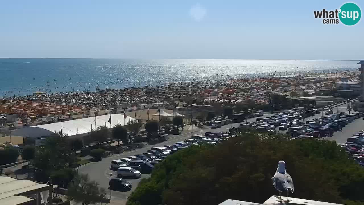 The beach of Bibione webcam – Italy