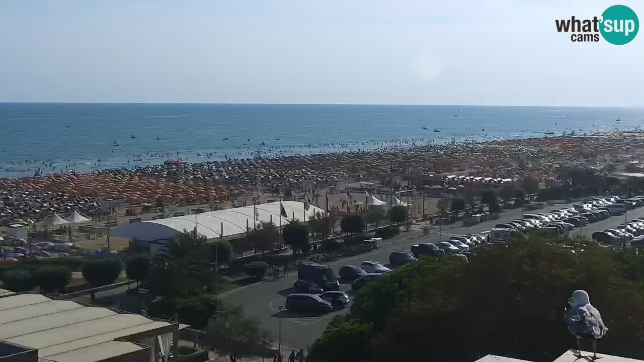 The beach of Bibione webcam – Italy