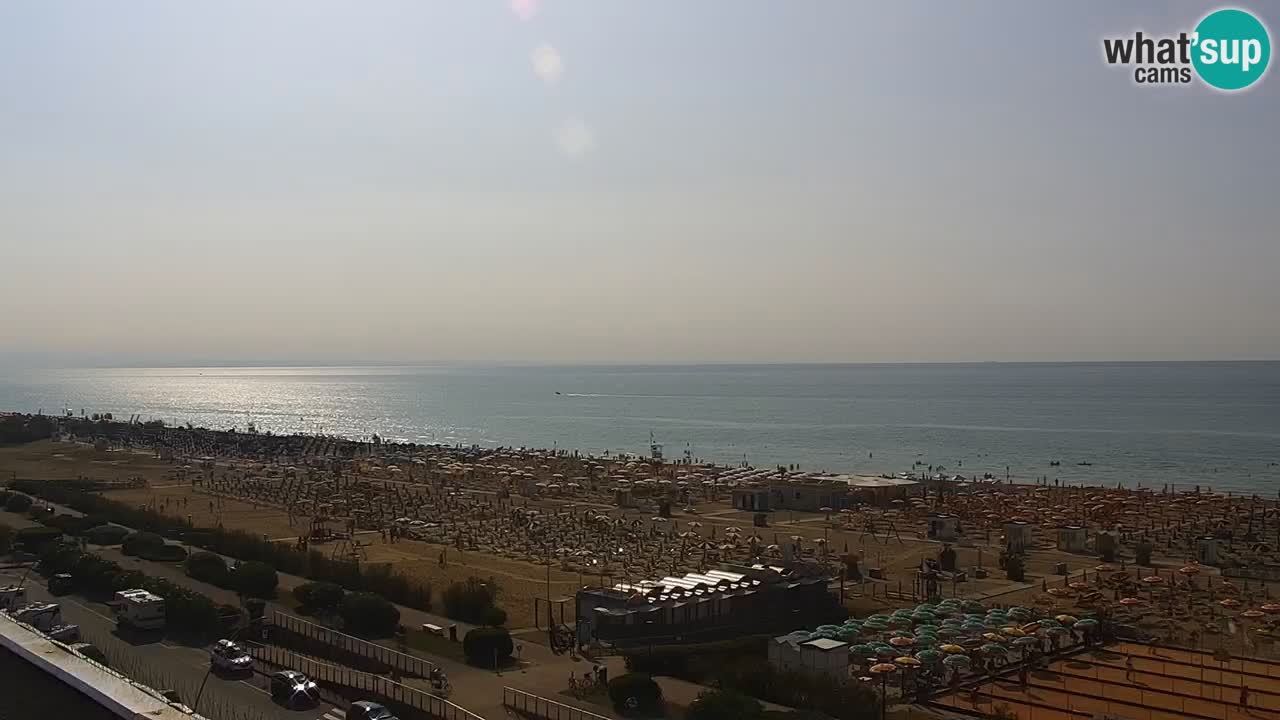 La camera en vivo de la playa de Bibione – Italia