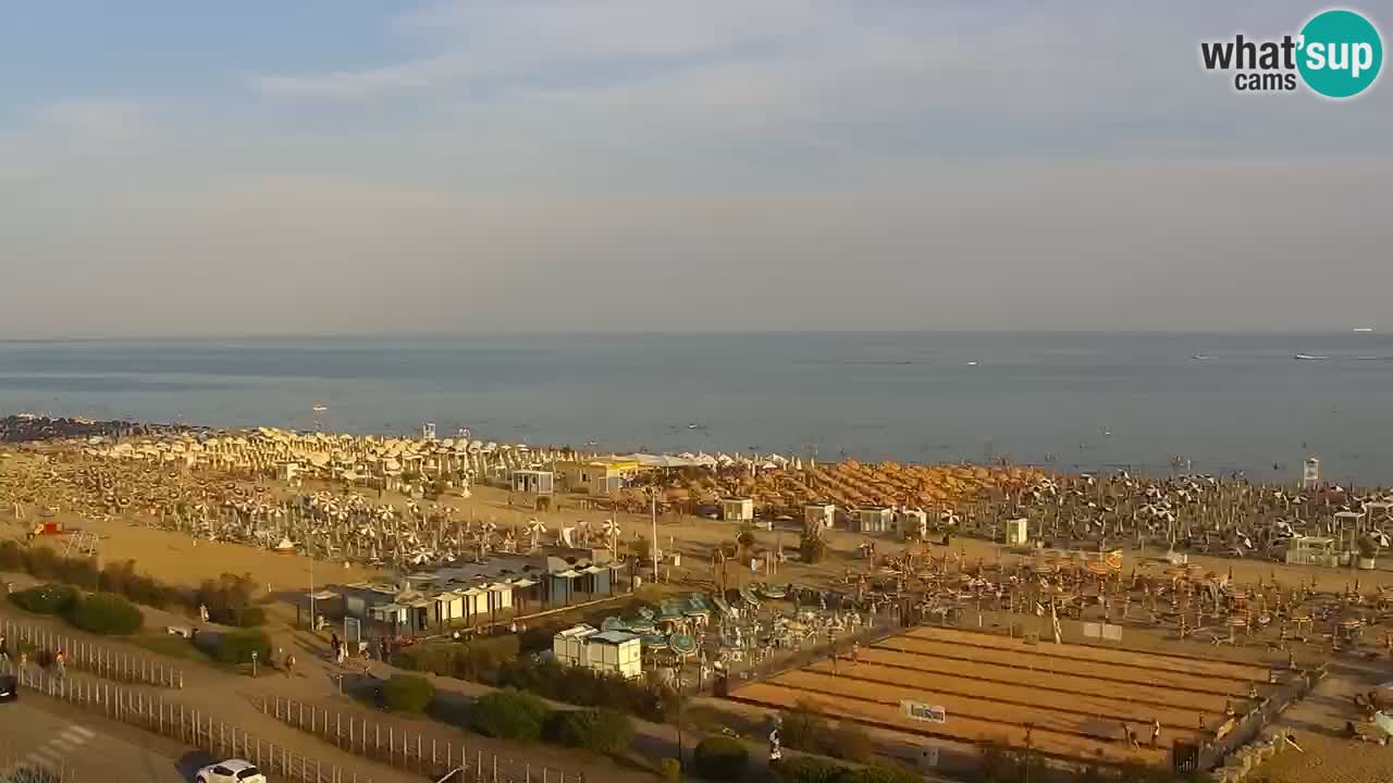 La camera en vivo de la playa de Bibione – Italia
