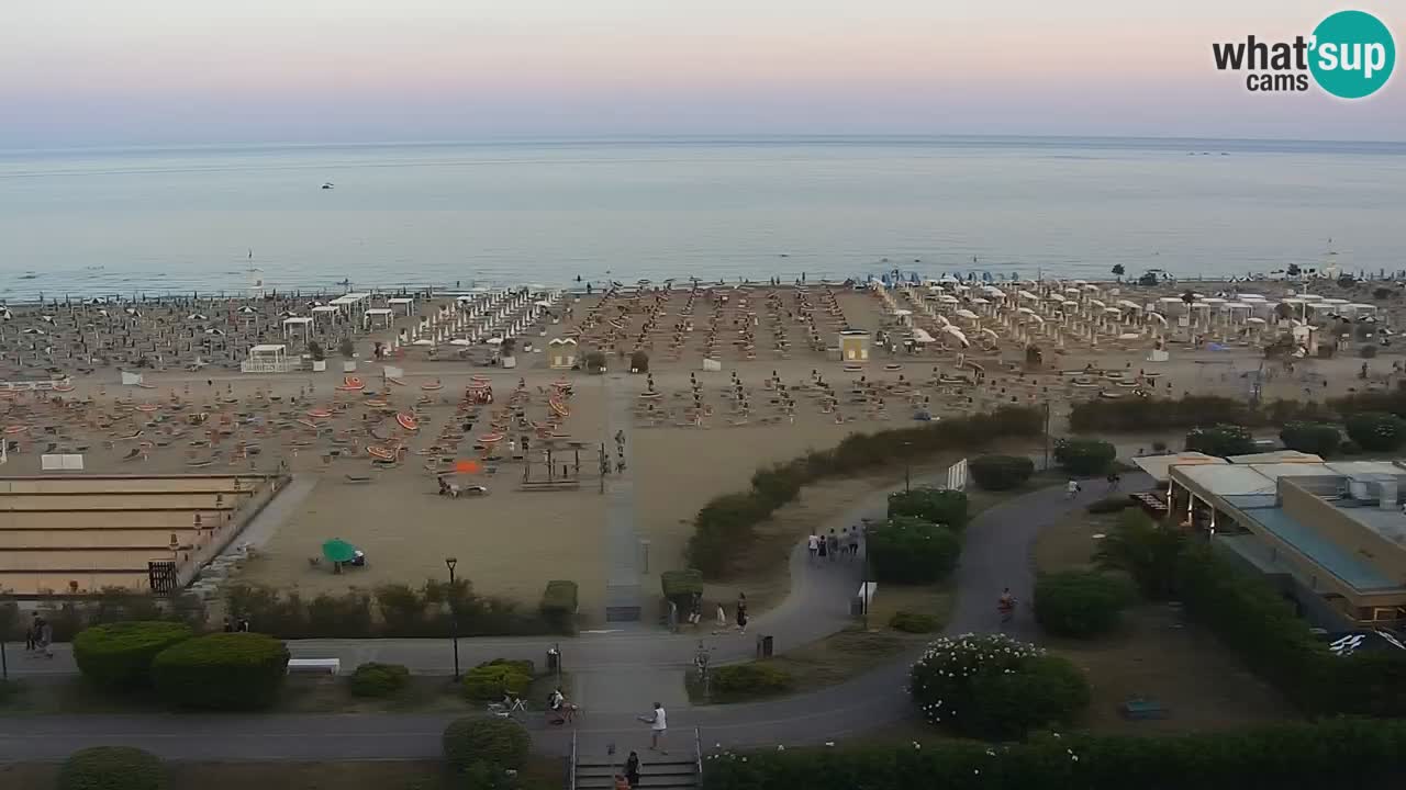 La camera en vivo de la playa de Bibione – Italia