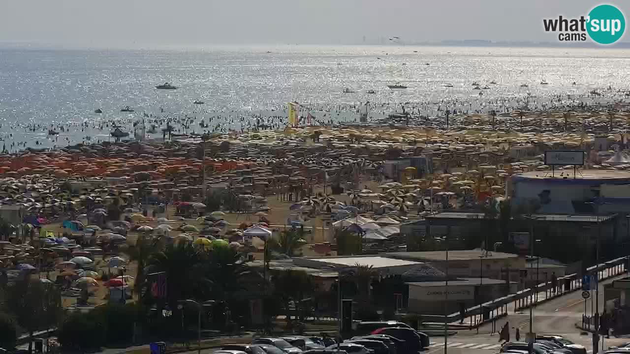 The beach of Bibione webcam – Italy