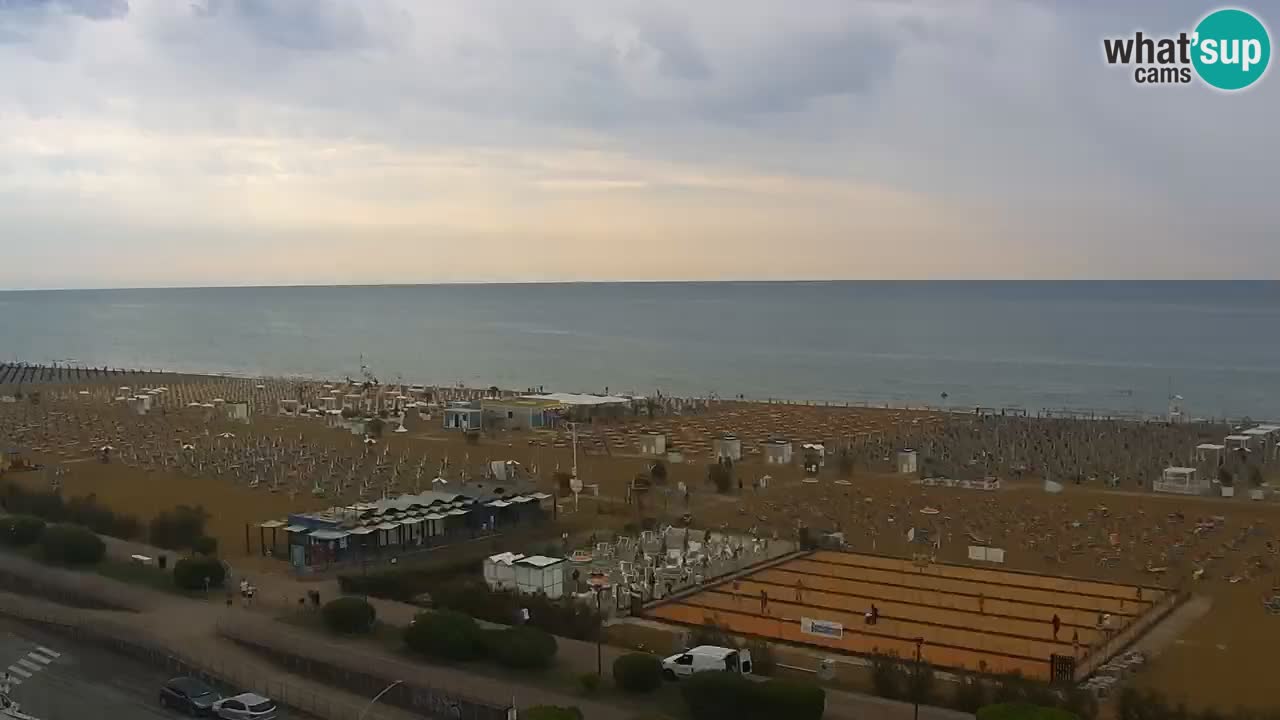 The beach of Bibione webcam – Italy