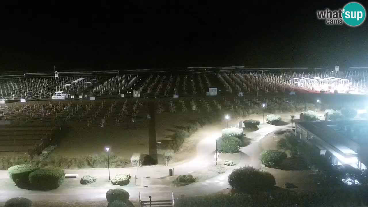 La camera en vivo de la playa de Bibione – Italia