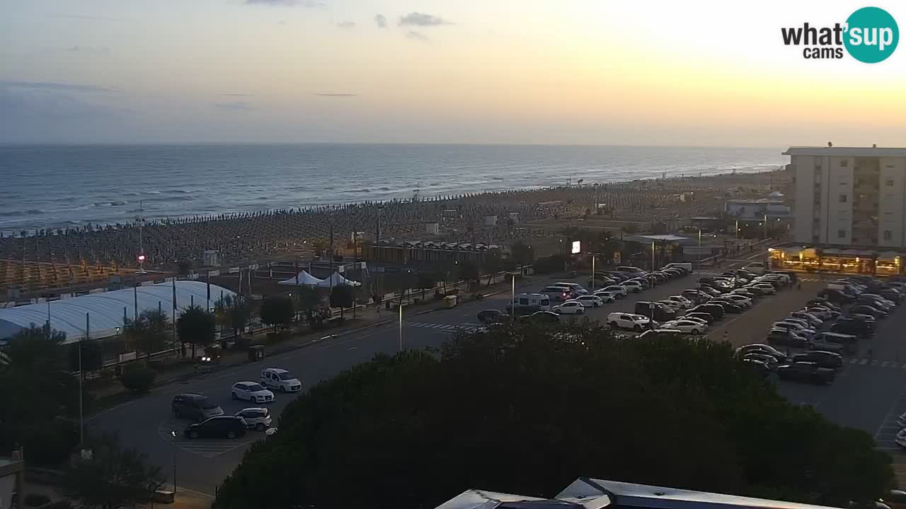 The beach of Bibione webcam – Italy
