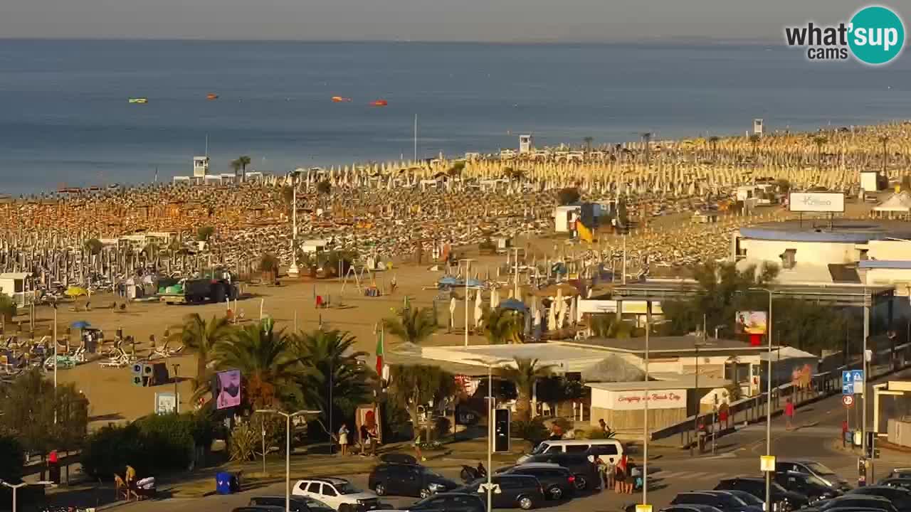 The beach of Bibione webcam – Italy