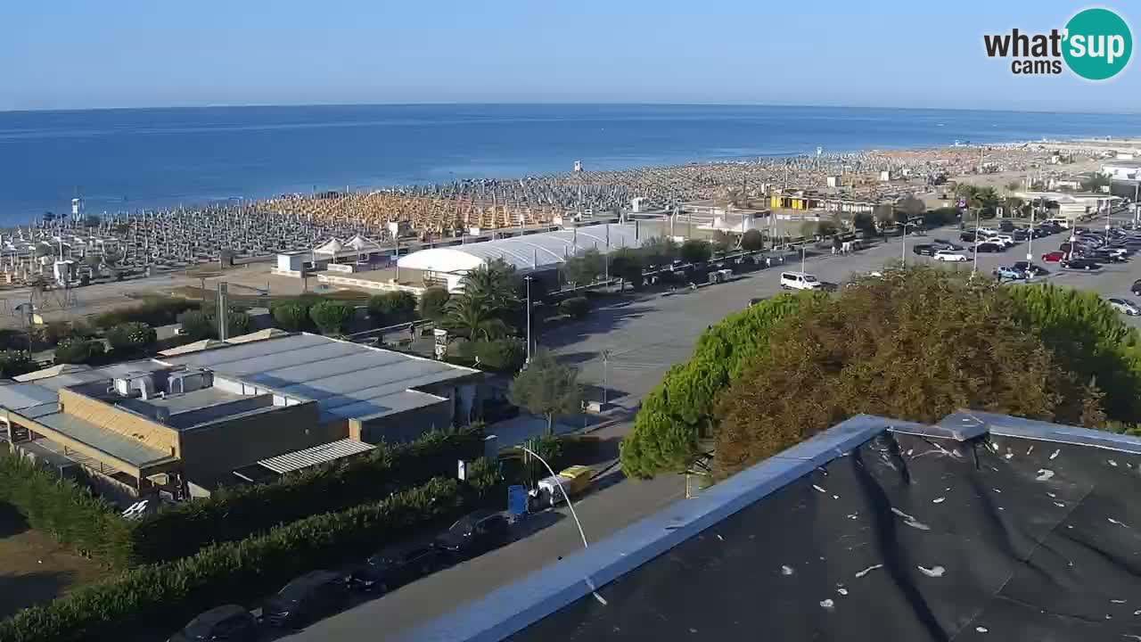 The beach of Bibione webcam – Italy