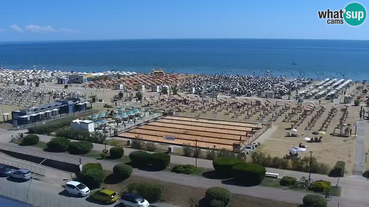 La camera en vivo de la playa de Bibione – Italia