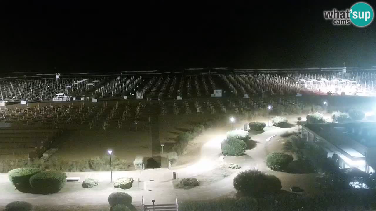 La camera en vivo de la playa de Bibione – Italia