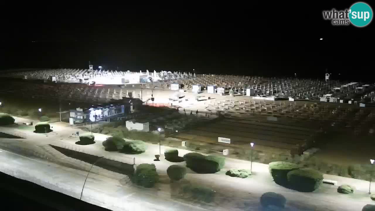The beach of Bibione webcam – Italy