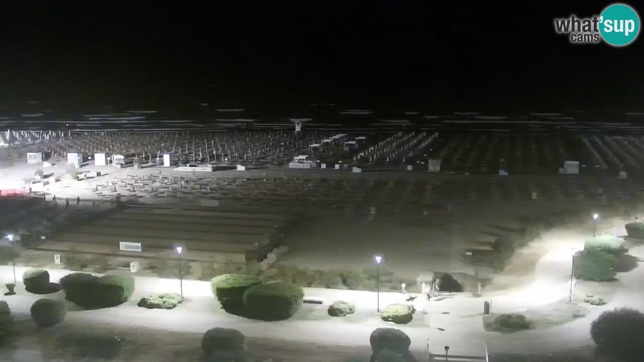 The beach of Bibione webcam – Italy