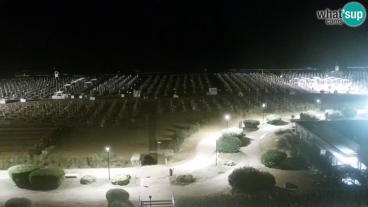 The beach of Bibione webcam – Italy