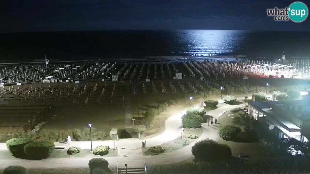 The beach of Bibione webcam – Italy