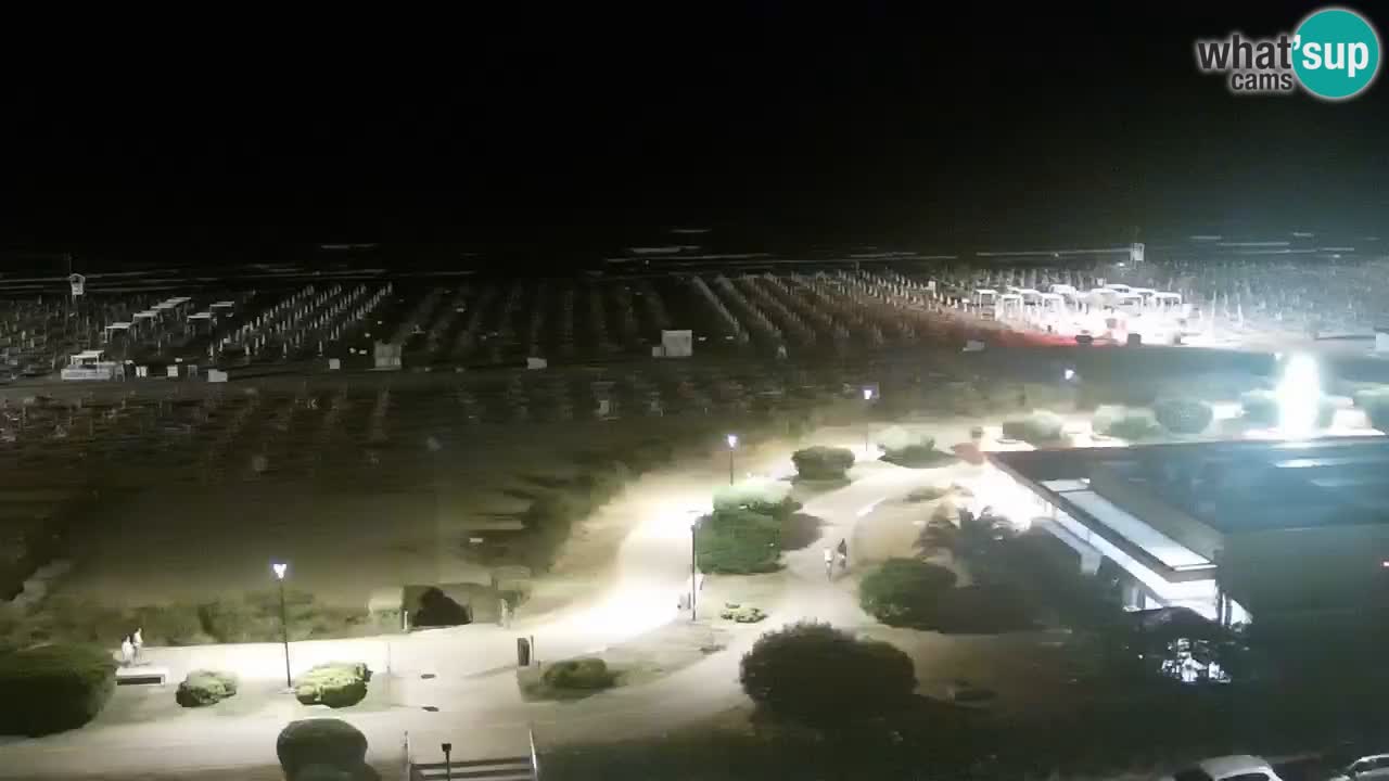 The beach of Bibione webcam – Italy