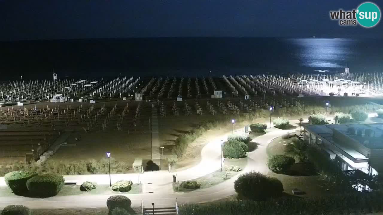 The beach of Bibione webcam – Italy