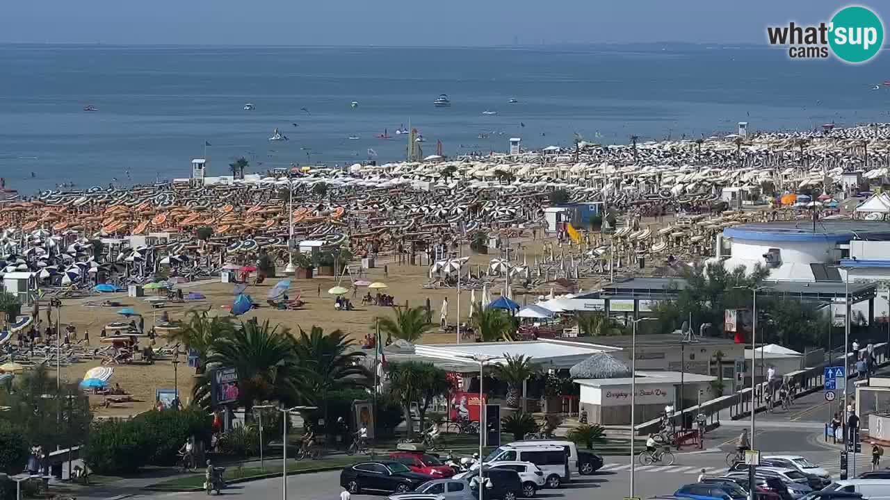 The beach of Bibione webcam – Italy