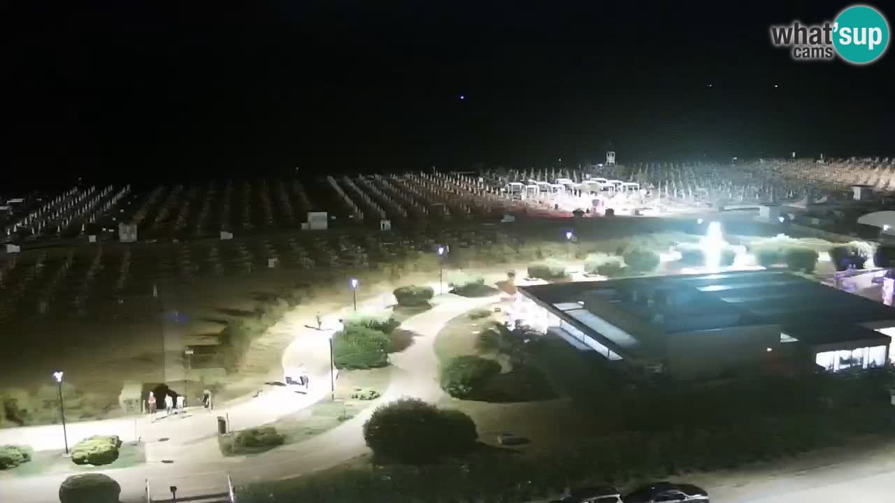 La camera en vivo de la playa de Bibione – Italia