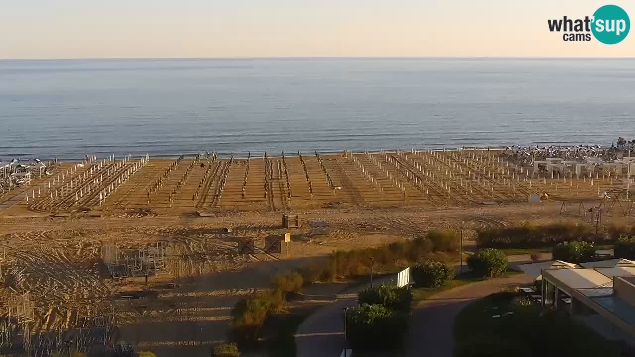 The beach of Bibione webcam – Italy