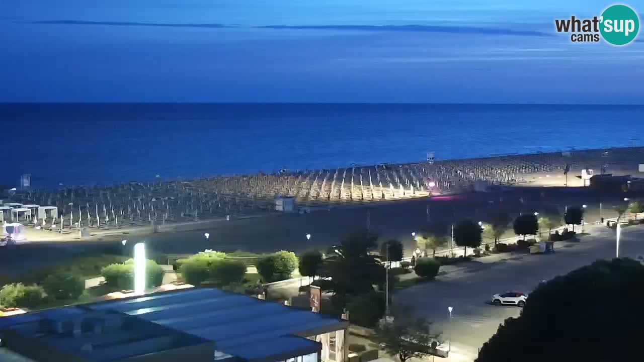 The beach of Bibione webcam – Italy