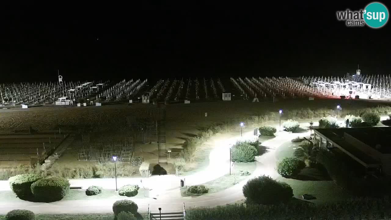 The beach of Bibione webcam – Italy