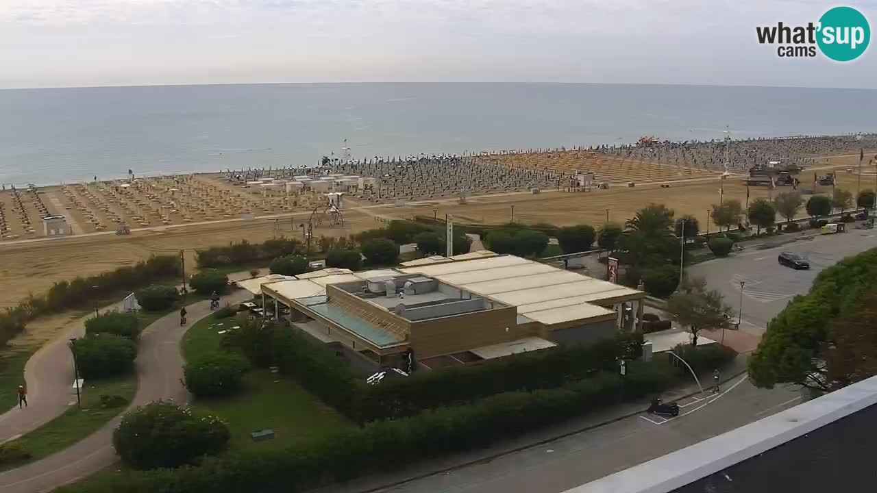 The beach of Bibione webcam – Italy