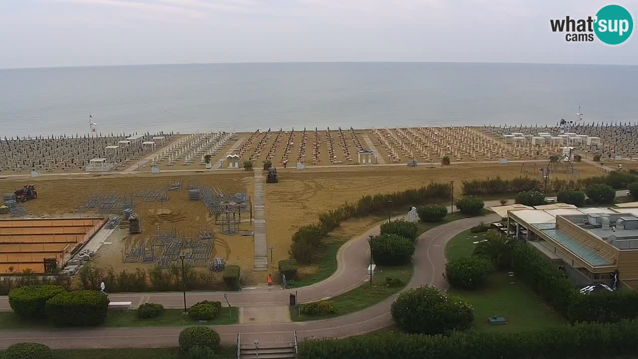 La camera en vivo de la playa de Bibione – Italia